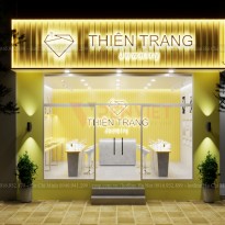 Thiết kế cửa hàng trang sức Thiên Trang